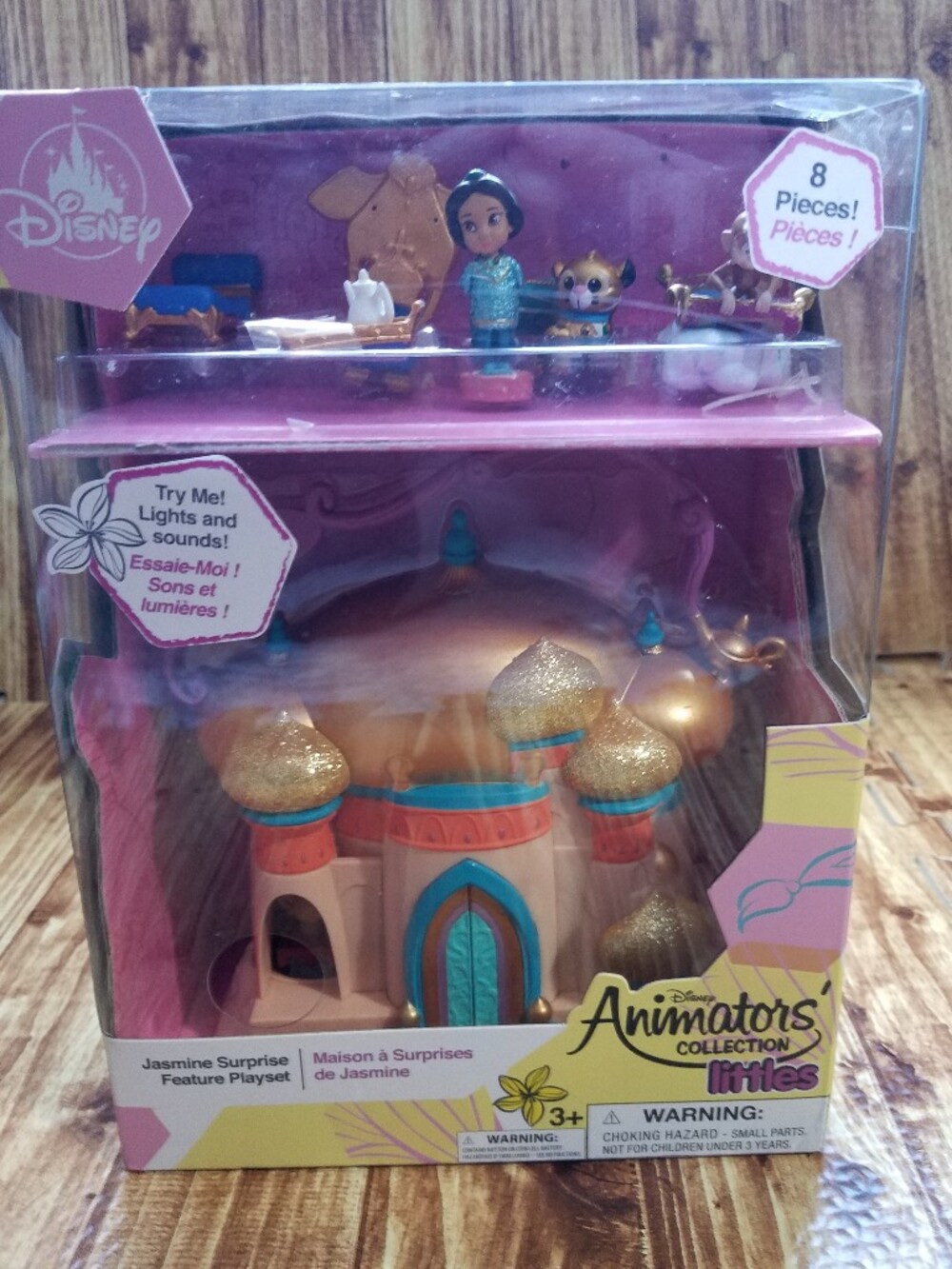 Disney Store Animators' Collection Littles Jasmine Aladdin Micro Playset Castle
